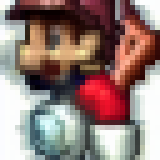 Viking, full body, side view, SNES, Super Mario World style