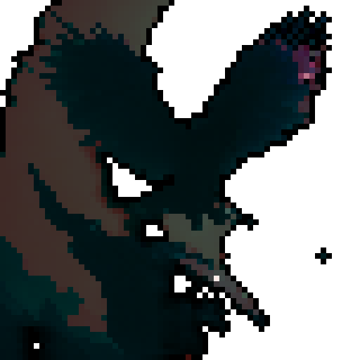 Raven with obsidian feathers, soaring through a moonlit sky, ready to strike with razor-sharp claws, embodying the essence of a fantastical RPG world