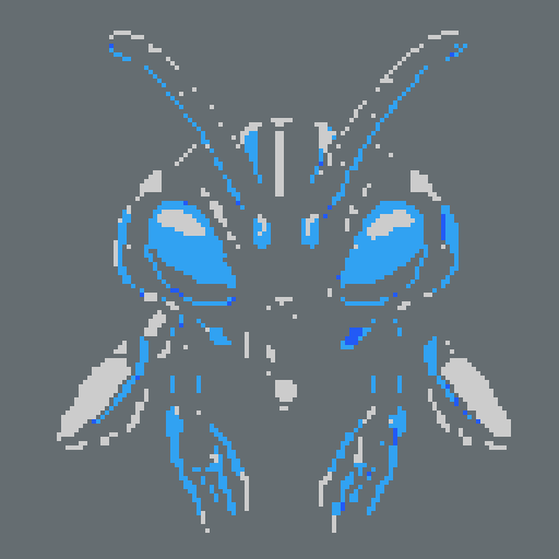 praying mantis helmet, retro 8-bit, intricate detailing, sharp angles, pixel art, 4 colors limit