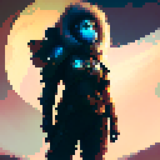 Warrior full-body facing left.