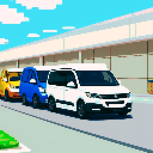 an auto transporter is transporting several new cars from the factory