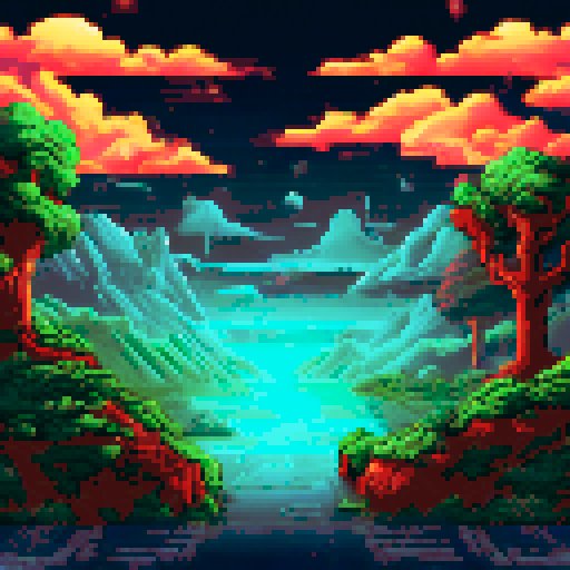 landscape stars cosmic galaxy sky