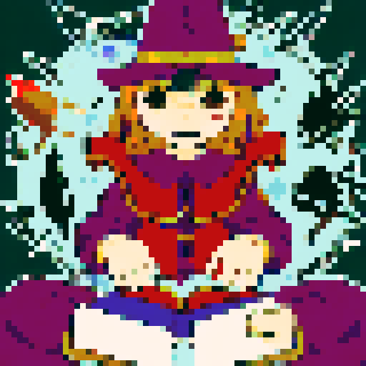 A group of adventures gather around a campfire telling stories to eachother. The male warrior is leaning forward, on hand resting in his lap, the other raised up in a jovial manner as he regales the tales of his travels. The female wizard, whom is rather voluptuous, keeps to herself as she reads her book of spells in one of her hands, the other playing with a little flame wick. The wizards legs are crossed  under her long violet dress, her big rimmed hat resting stop of her head.