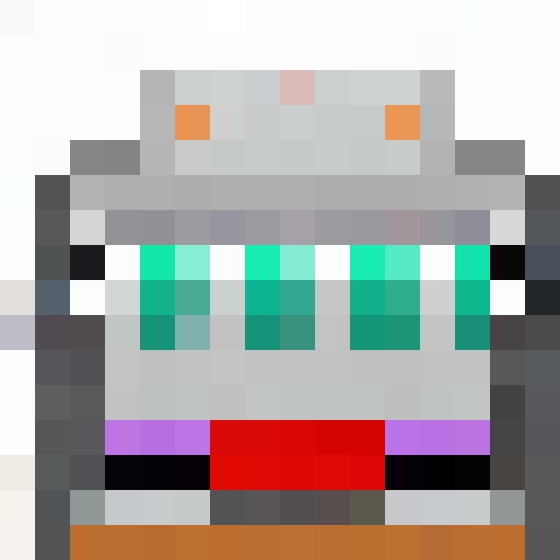 a pixel-art style energy bar shop with pure color background with a playful and joyful vibes.