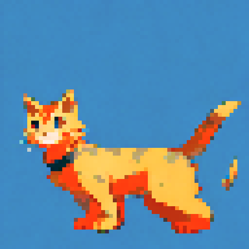 Orange cat, cup, window, anime style, staring, drinking