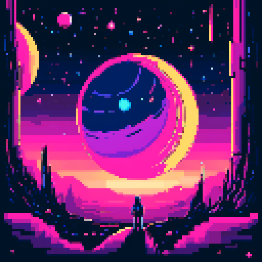planet in space by kurzgesagt 