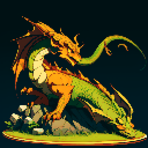 dragon, hoard of gold coins, dragon laying on pile of gold coins, dragon lounging, dragon alone, full-body image of dragon