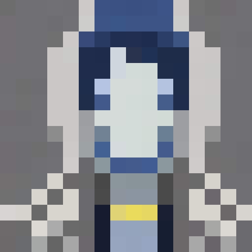 16x16 pixel art base character sprite, male, front view, Pixel Worlds game style, minimal colors, clean outlines, standing idle pose, no clothing, no hair, neutral expression, slightly chibi proportions, light skin tone, game sprite style
