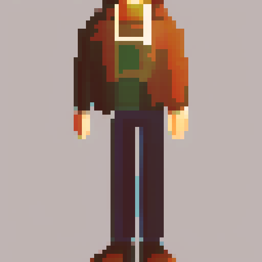 male character, 16 colors