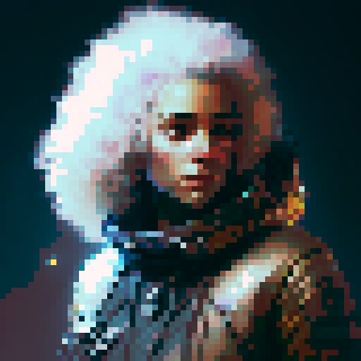 futuristic game character with spikes on the back