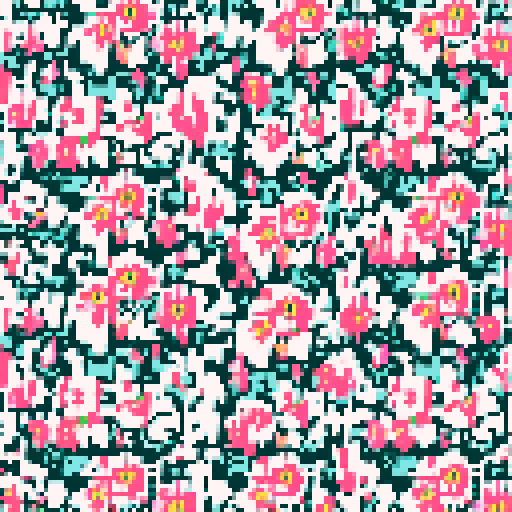 floral fabric pattern by spoonflower white background 