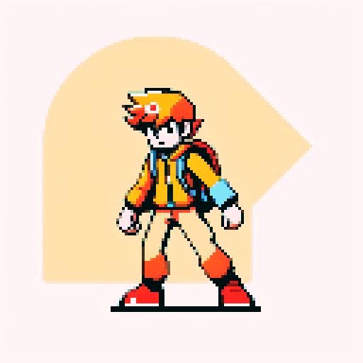 pixel art with a white background and a contour for the shape