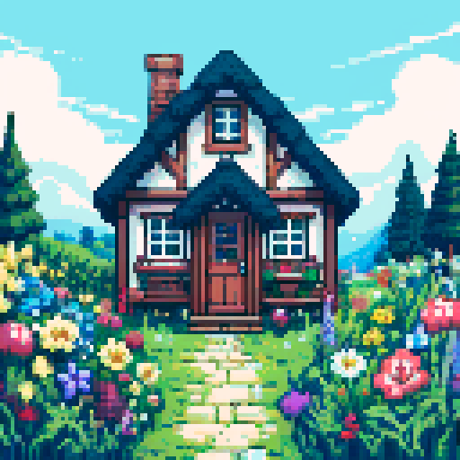whimsical cottage
