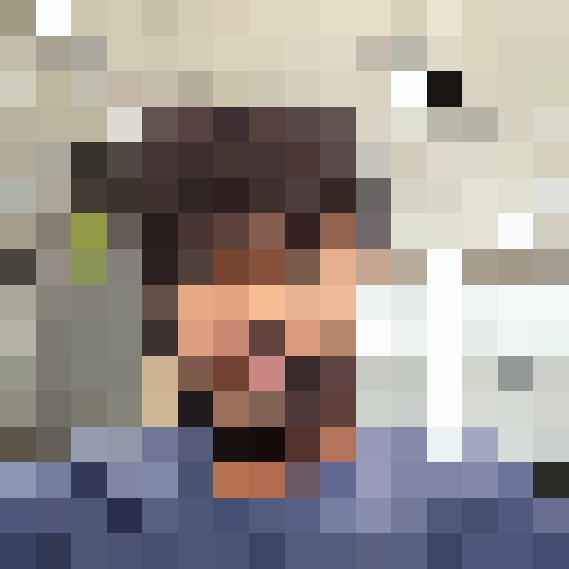 handsome indian man, close up, pixel art, game icon, 16x16, vibrant colors, detailed facial features