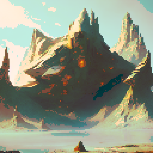 villain, max Mortimer's castle in a shrouded hill environment 