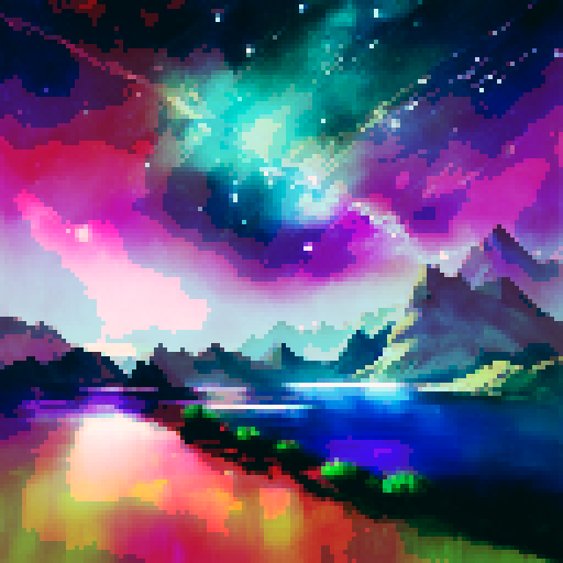 galactic nebula swirling with vibrant colors, ethereal stars twinkling in the vast expanse, a mesmerizing comet streaking through the cosmic sky, celestial bodies forming a breathtaking celestial dance, a majestic planet with rings reflecting iridescent light, an otherworldly landscape adorned with sparkling galaxies, a cosmic masterpiece blending surreal colors and dreamlike textures,  a celestial panorama showcasing the wonders of galactic space