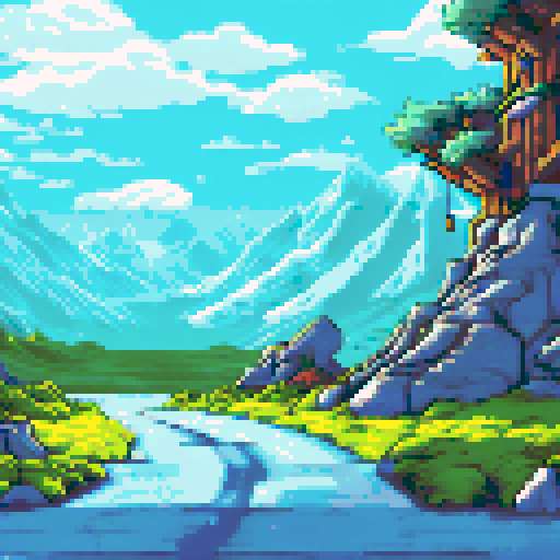 Hatake Kakashi with a black cat with yellow eyes in between towering, snowy mountains