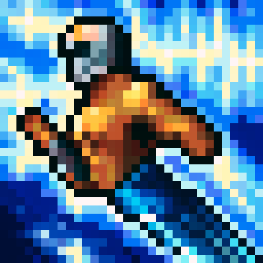 swimming fast, water splashing