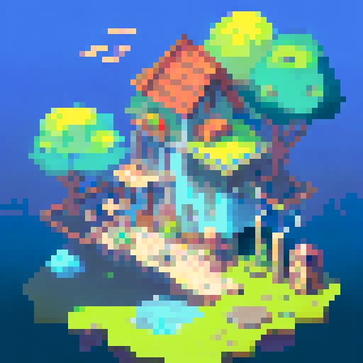 Dark industrial city. Game tilemap.