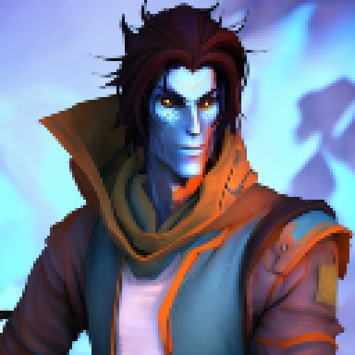 Cartoon raziel from soul reaver 