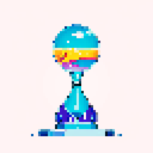 minimal hourglass without background, colourfull, minimalistic, transparent, glass