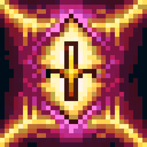 Wood grain, intricate carvings, vibrant colors, detailed texture, pixelated charm, sRGB vibrancy, skillful brushstrokes, close-up focus, portrait composition, game icon aesthetic