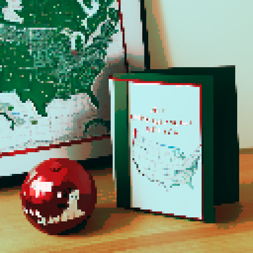 Holiday greeting card, professional, modern, minimalist. Geographic map of the United States. Christmas theme. 