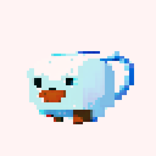 pixel art with a white background 