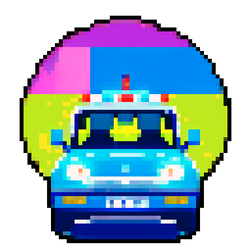 policecar from the side