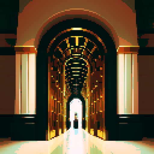 Imagine a big bank vault with lots of expensive artworks inside