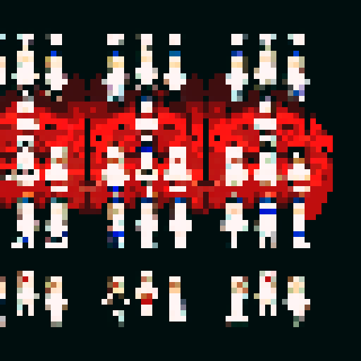 8 directional full body character that is a drug addict 