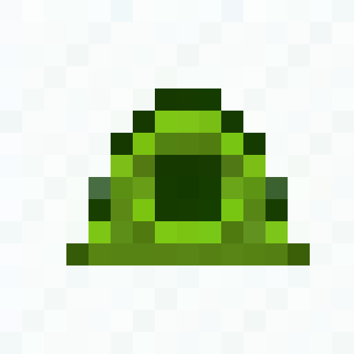Cannabis nug, close-up, pixel art, 16x16, game icon, portrait
