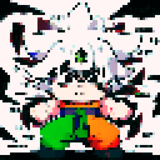 Create Goku in the style of TMNT Shredders Revenge.