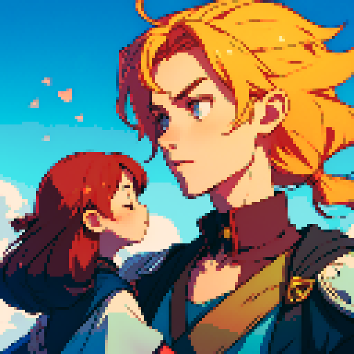 a boy with a sun head and a moon heart