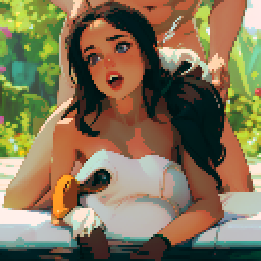 naked woman having doggystyle sex