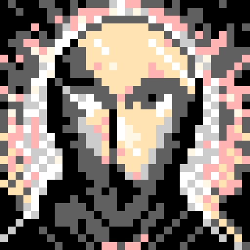 bald guy, facing right, game icon, 32x32 pixel art, sRGB, skill art, close up, portrait, idle animation