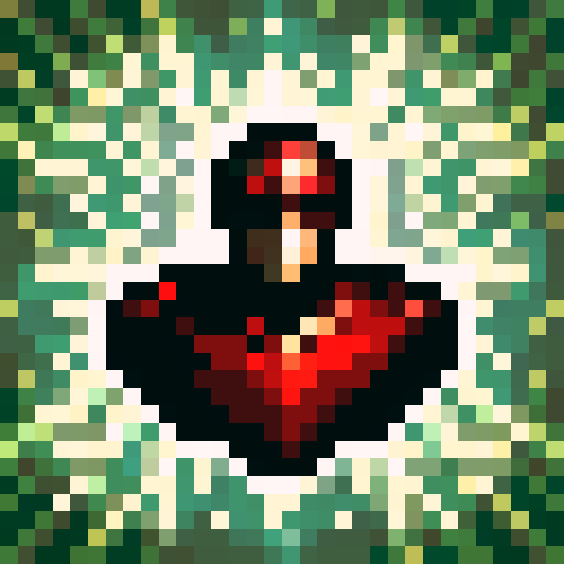 A robocop with silver and red light details, close up