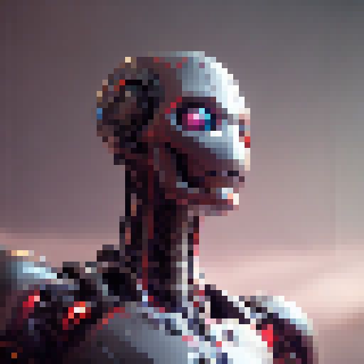 "Create an anime-style hyper-detailed 3D image of Ultron in Padmasana pose, rendered in Octane with ray-tracing and using Blender, ensuring an 8k resolution."