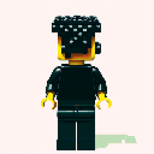 lego pixel, vibrant colors, blocky shapes, small plastic bricks, isometric perspective, retro video game, low resolution, 8-bit graphics, sharp edges, square grid, limited color palette, nostalgic feel, brick-built characters, iconic lego logo, digital recreation, detailed textures, crisp lines, simplified forms, nostalgic gaming vibes