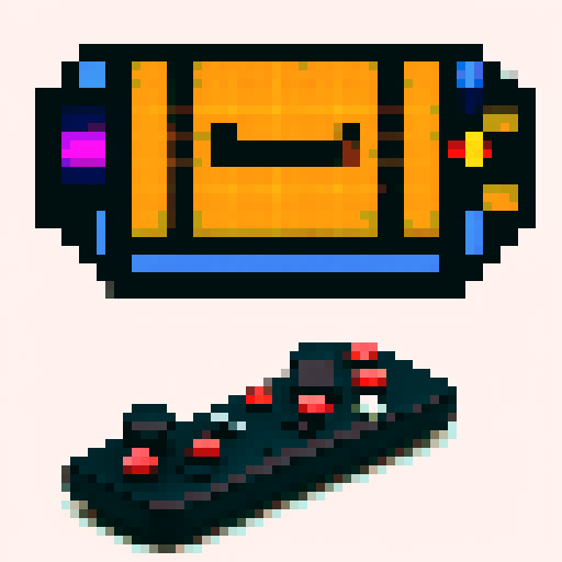 
Retro handheld game controller's direction pad