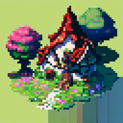 Mid evil pixel landscapes  