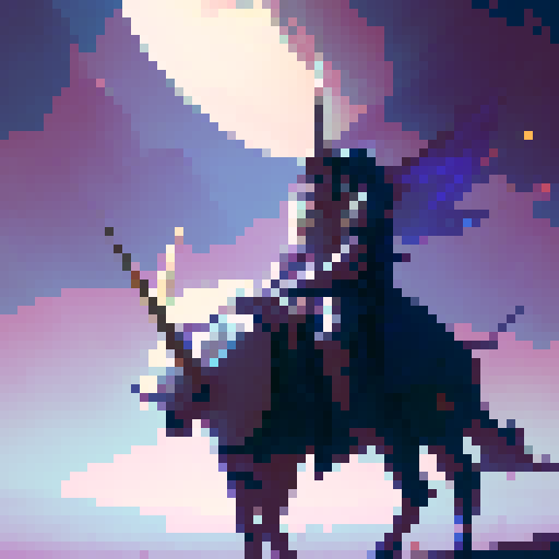 a knights lance weapon for a character to hold that looks like a large unicorn horn