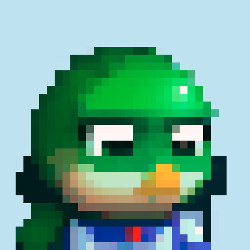 Pepe Avatar, Portrait, Clear, Glowing eyes