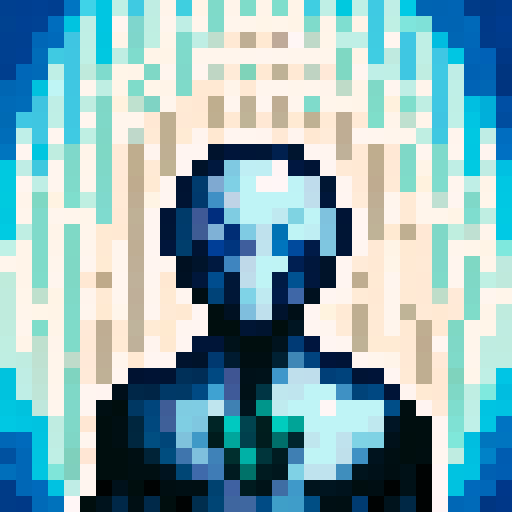 super strong galaxy armour, game icon, 32x32 pixel art, sRGB, skill art, close up, portrait