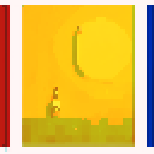 Futuristic art, pixel