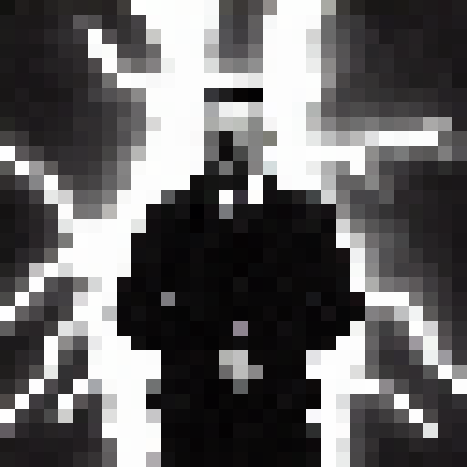 Hitler, standing tall in a black coat and red armband, gazes out at a sea of swastikas as lightning strikes behind him, illuminating his menacing expression and the bleak, desolate landscape.