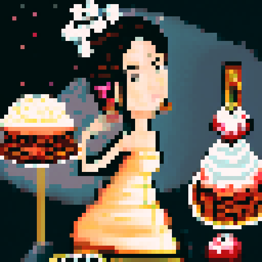 a woman in a dessert