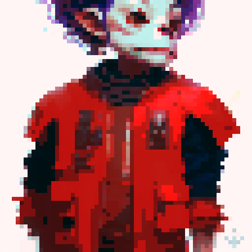 guy with identity as devil but hides as a human boy with greenscreen behind