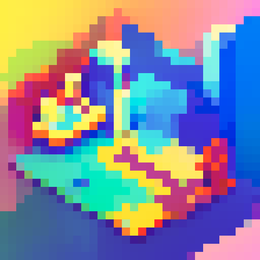 shake hand, pixel art, game asset for icon, vibrant colors, detailed shading, and crisp lines