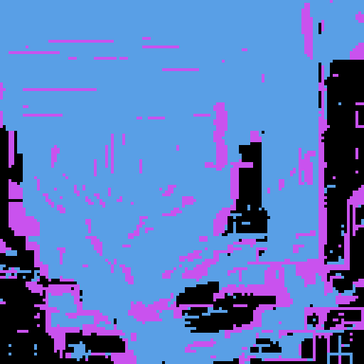 Sci fi planet, towering skyscrapers, neon lights, swirling clouds,, glowing holograms, metallic structures, alien vegetation, flying drones, vibrant colors, retro-futuristic architecture, sprawling metropolis, artificial intelligence, advanced technology, glowing energy sources, towering mountains, vast oceans, floating islands, otherworldly creatures, high-tech transportation, sleek spacecraft, electrified atmosphere, pixelated landscape